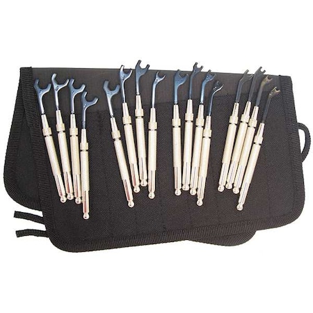 Open End Wrench Set SAE/Metric 16 Pc by USA Moody Combination Wrench Sets