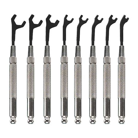 Open End Wrench Set 30 Deg 5/64 5/16 8Pc by USA Moody Combination Wrench Sets