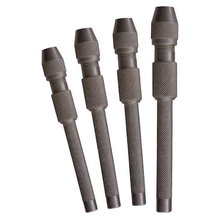 Hollow Core Pin Vise Set 0 .187 In 4 Pc by USA Moody Inspection & Retrieving Pin Vises