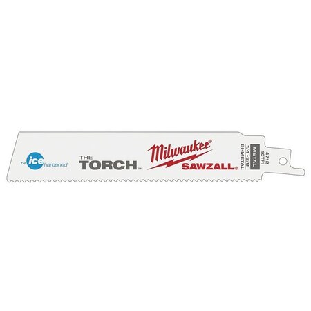 6" L Reciprocating Saw Blade 50 pk. Type 48 01 8712 by USA Milwaukee Reciprocating Power Saw Blades