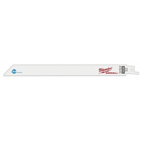 9" L Reciprocating Saw Blade 50 pk. Type 48 01 8187 by USA Milwaukee Reciprocating Power Saw Blades