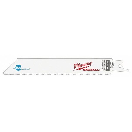 6" L Reciprocating Saw Blade 50 pk. Type 48 01 8184 by USA Milwaukee Reciprocating Power Saw Blades