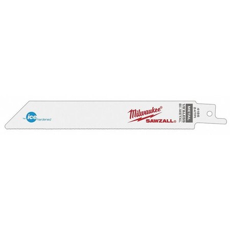 6" L Reciprocating Saw Blade 50 pk. Type 48 01 8186 by USA Milwaukee Reciprocating Power Saw Blades