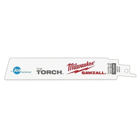 6" L Reciprocating Saw Blade 50 pk. Type 48 01 8782 by USA Milwaukee Reciprocating Power Saw Blades