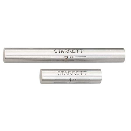 End Measuring Rod Set 1/4 In Dia 2 Pcs by USA Starrett Micrometer Accessories