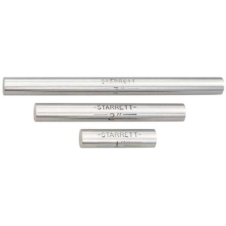 End Measuring Rod Set 1/4 In Dia 3 Pcs by USA Starrett Micrometer Accessories