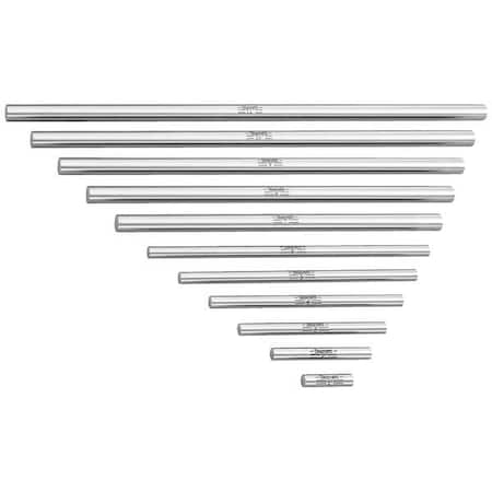 End Measuring Rod Set 1/4 3/8 Dia 11 Pcs by USA Starrett Micrometer Accessories