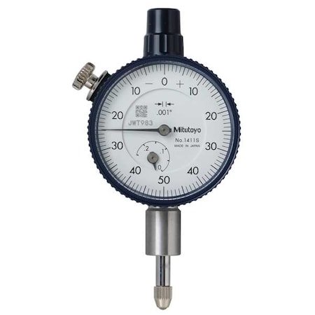 Dial Indicator 0 to 0.250 In 0 50 0 Type 1411S by USA Mitutoyo Precision Measuring Dial Indicators