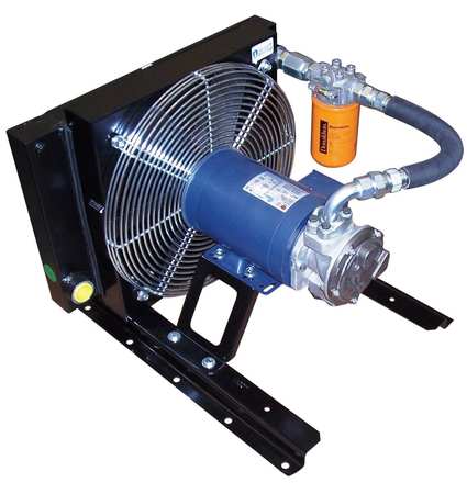 Oil Cooler AC Motor 23.0HP Heat Removed by USA Cool Line Hydraulic Forced Air Oil Coolers