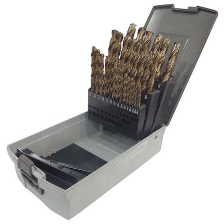 Jobber Length Drill Bit Set 29 pcs by USA Westward Reduced Shank Drill Bits