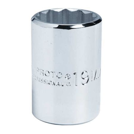 Socket 1/2 in. Dr 8mm 12 Pt. by USA Proto Sockets
