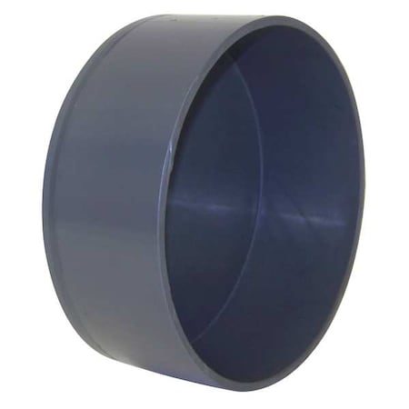8" PVC End Cap by Plastic Supply in US