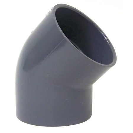 4" 45 Deg. PVC Elbow by Plastic Supply in US