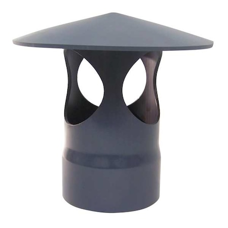 21" x 16" Round Rain Cap by Plastic Supply in US