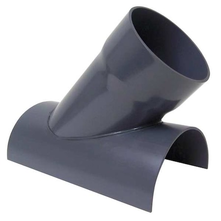 8" x 6" 45 Deg. PVC Wye Branch, by Plastic Supply in US