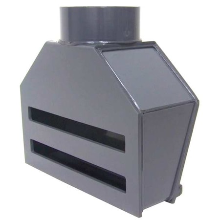 Intake Fume Hood PVC 4 by Plastic Supply in US