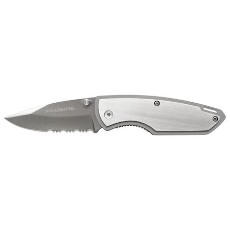 Folding Knife Drop Point 2 39/64 In SS by USA Gerber Folding Knives