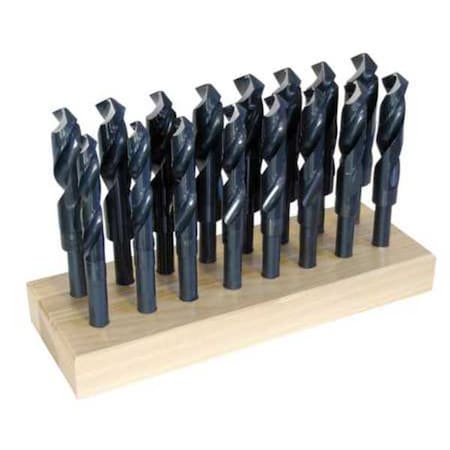 Reduced Shank Biit Set List# 190F 16 Pc by USA Chicago Latrobe Reduced Shank Drill Bits