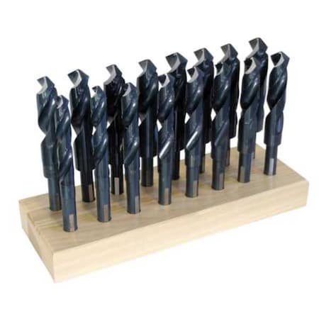 Reduced Shank Bit Set List# 190F 16 Pc by USA Chicago Latrobe Reduced Shank Drill Bits