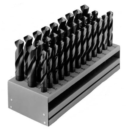 Reduced Shank Bit Set List# 190 33 Pc Type 69848 by USA Chicago Latrobe Reduced Shank Drill Bits