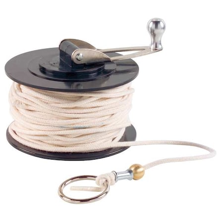 Chalk Line w/Handle Wht 110 ft For 2UJZ7 by USA Keson Marking Chalk & Refills