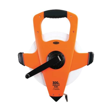 Long Tape Measure 1/2 In x 300 ft Orange Type OTRS1810300E by USA Keson Measuring Tapes