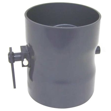 8" PVC Butterfly Damper by Plastic Supply in US