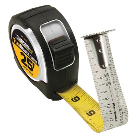 Tape Measure 1 In x 16 ft Chrome In. by USA Johnson Measuring Tapes