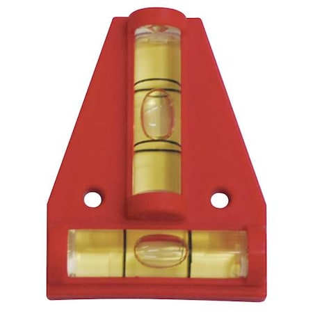 Cross Check Level Acrylic 2 1/4 In PK10 by USA Johnson Specialty Levels