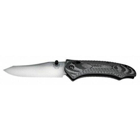 Folding Knife Tanto 3 11/16 In L Blk/Gry Type 950 by USA Benchmade Folding Knives
