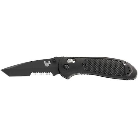 Folding Knife Tanto 3 1/2 In L Black Type 553SBK by USA Benchmade Folding Knives