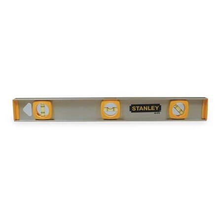 Level I Beam 48 In Silver by USA Stanley Box I Beam & Torpedo Levels