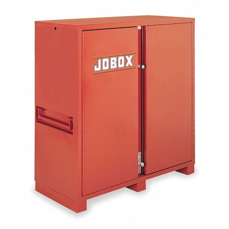 Jobsite Storage Cabinet 60 1/8" W x 30 1/4" D x 60 3/4" H Brown by USA Jobox Jobsite Boxes