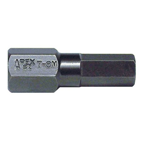 Torsion Bit Metric 7/16" Hex 8mm 7/8 by USA Apex Screwdriver Bits