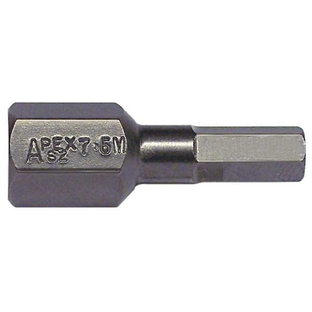 Torsion Bit Metric 7/16" Hex 6mm 7/8 by USA Apex Screwdriver Bits