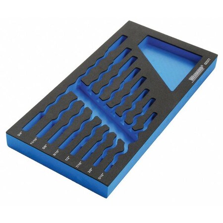 Foam Insert EVA Black/Blue For 1LCC9 by USA Westward Tool Storage Accessories