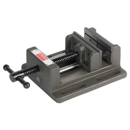 Drill Press Vise Fixed Base 4 in. Jaw W. Type 6Z846 by USA Dayton Bench Vises