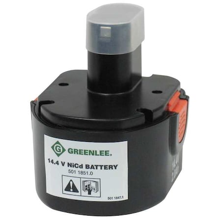 Battery 14.4V 1.5Ah NiCd by USA Greenlee Crimping Tool Dies