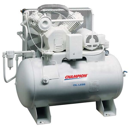 Electric Air Compressor Oil less 5 HP by USA Champion Portable Electric Air Compressors