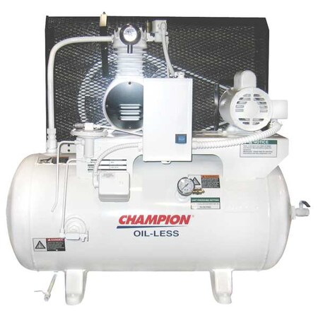 Electric Air Compressor Oil less 3 HP by USA Champion Portable Electric Air Compressors