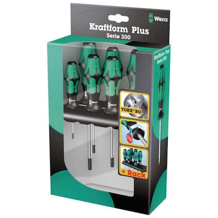 Security Screwdriver Set Torx(R) 6 Pc by USA Wera Screwdriver Sets