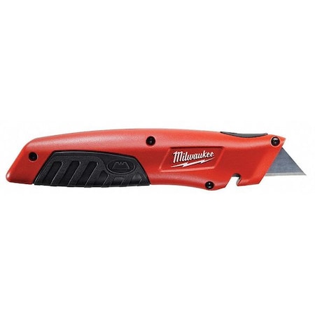 Utility Knife 6 3/4 In. Black/Red by USA Milwaukee Utility Knives