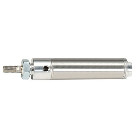 1 3/4" Bore Round Double Acting Air Cylinder 2" Stroke Type 6CPW5 by USA Speedaire Pneumatic Air Cylinders