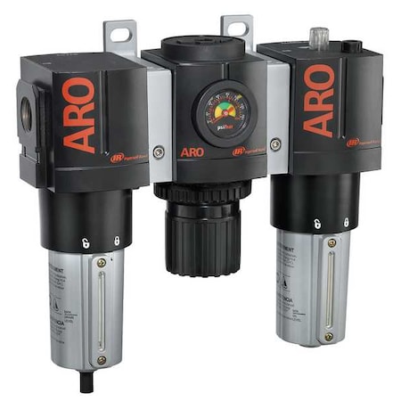 Filter/Regulator/Lubricator 0 to 140 psi Type C38461 810 by USA ARO Compressed Air Filters Regulators & Lubricators