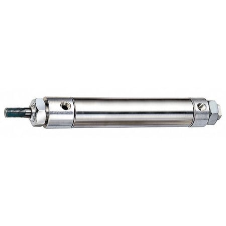 2" Bore Round Single Acting Air Cylinder 5" Stroke by USA Speedaire Pneumatic Air Cylinders