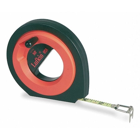 Long Tape Measure 3/8 In x 100 ft Orange Type HYT100 by USA Lufkin Measuring Tapes