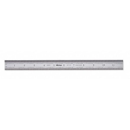 Steel Rule Rigid 12 In 32/64/0.5/1mm by USA Mitutoyo Rulers & Straight Edges