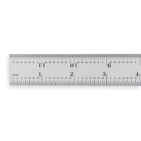 Steel Rule Rigid 12 In 8/16/32/64ths by USA Mitutoyo Rulers & Straight Edges