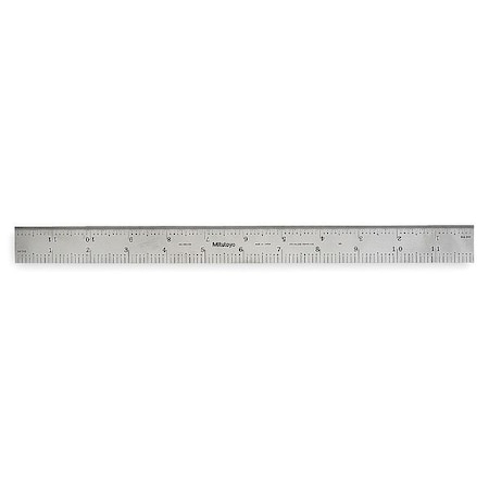 Steel Rule Rigid 12 In 32/64/10/100ths by USA Mitutoyo Rulers & Straight Edges