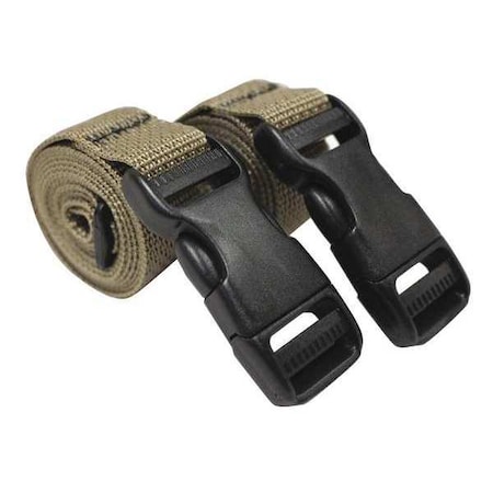 Backpack Accessory Strap Set Molle Tan by USA Bucklegear Soft Sided Tool Storage Products